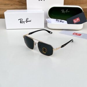 Rayban gold black 3686
