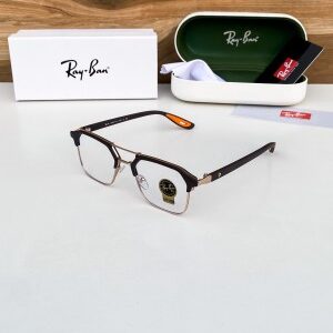 Rayban04 Gold brown frame