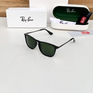 Rayban black green 4187