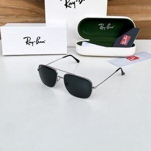 Rayban silver black 3672